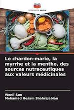 Le chardon-marie, la myrrhe et la menthe, des sources nutraceutiques aux valeurs médicinales