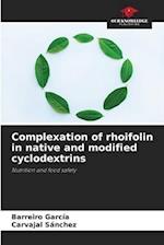 Complexation of rhoifolin in native and modified cyclodextrins