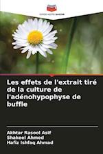 Les effets de l'extrait tiré de la culture de l'adénohypophyse de buffle