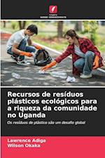 Recursos de resíduos plásticos ecológicos para a riqueza da comunidade no Uganda