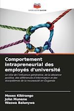 Comportement intrapreneurial des employés d'université