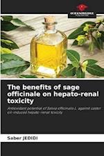 The benefits of sage officinale on hepato-renal toxicity 