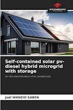 Self-contained solar pv-diesel hybrid microgrid with storage