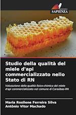 Studio della qualità del miele d'api commercializzato nello Stato di RN