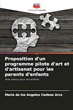 Proposition d'un programme pilote d'art et d'artisanat pour les parents d'enfants