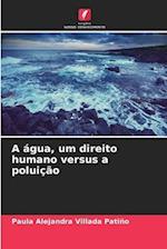 A água, um direito humano versus a poluição