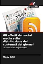 Gli effetti dei social media sulla distribuzione dei contenuti dei giornali