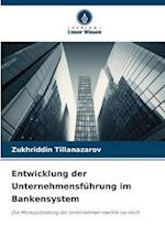 Entwicklung der Unternehmensführung im Bankensystem