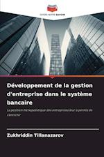 Développement de la gestion d'entreprise dans le système bancaire