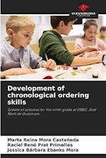 Development of chronological ordering skills 