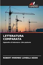 LETTERATURA COMPARATA