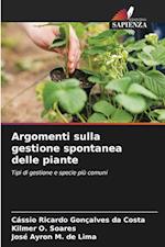 Argomenti sulla gestione spontanea delle piante