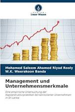 Management und Unternehmensmerkmale