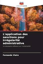 L'application des sanctions pour irrégularité administrative