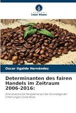 Determinanten des fairen Handels im Zeitraum 2006-2016: