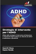 Strategie di intervento per l'ADHD