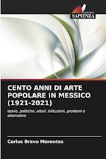 CENTO ANNI DI ARTE POPOLARE IN MESSICO (1921-2021)