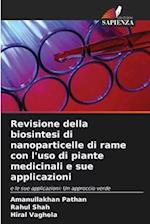 Revisione della biosintesi di nanoparticelle di rame con l'uso di piante medicinali e sue applicazioni