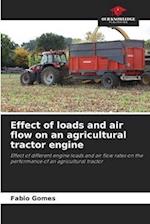 Effect of loads and air flow on an agricultural tractor engine 