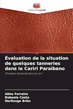 Évaluation de la situation de quelques tanneries dans le Cariri Paraibano