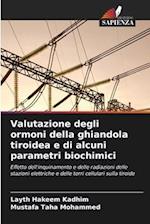 Valutazione degli ormoni della ghiandola tiroidea e di alcuni parametri biochimici