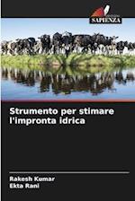 Strumento per stimare l'impronta idrica