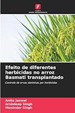 Efeito de diferentes herbicidas no arroz Basmati transplantado