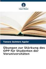 Übungen zur Stärkung des OPP für Studenten der Voruniversitäten