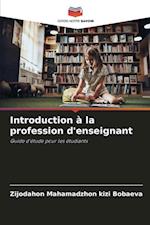 Introduction à la profession d'enseignant