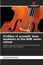 Profiles of acoustic bass students at the BSB music school 