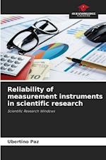 Reliability of measurement instruments in scientific research