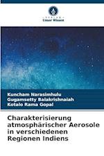 Charakterisierung atmosphärischer Aerosole in verschiedenen Regionen Indiens