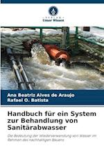 Handbuch für ein System zur Behandlung von Sanitärabwasser