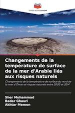 Changements de la température de surface de la mer d'Arabie liés aux risques naturels