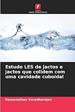 Estudo LES de jactos e jactos que colidem com uma cavidade cuboidal