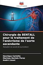 Chirurgie de BENTALL pour le traitement de l'anévrisme de l'aorte ascendante