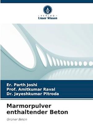 Marmorpulver enthaltender Beton