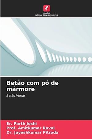 Betão com pó de mármore