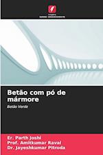 Betão com pó de mármore