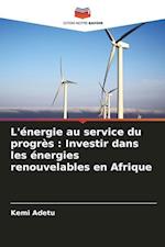 L'énergie au service du progrès : Investir dans les énergies renouvelables en Afrique