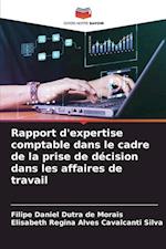 Rapport d'expertise comptable dans le cadre de la prise de décision dans les affaires de travail