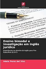 Ensino bimodal e investigação em inglês jurídico