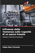 Influenza della risonanza sulla rugosità di un pezzo fresato