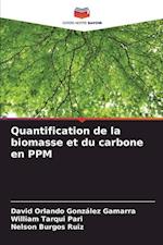 Quantification de la biomasse et du carbone en PPM