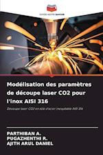 Modélisation des paramètres de découpe laser CO2 pour l'inox AISI 316