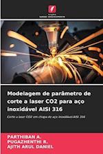 Modelagem de parâmetro de corte a laser CO2 para aço inoxidável AISI 316