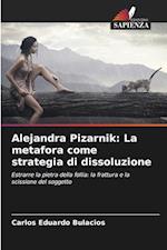 Alejandra Pizarnik: La metafora come strategia di dissoluzione