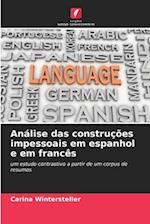 Análise das construções impessoais em espanhol e em francês