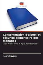 Consommation d'alcool et sécurité alimentaire des ménages