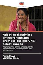 Adoption d'activités entrepreneuriales promues par des ONG sélectionnées